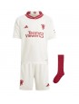 Manchester United Victor Lindelof #2 Alternativní dres pro děti 2023-24 Krátký Rukáv (+ trenýrky)